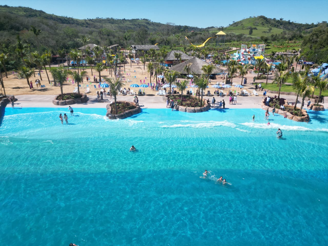 Piscina de Ondas — Vista Aérea